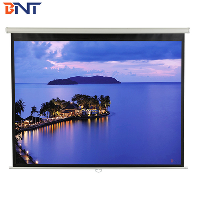 100 Inch Electric Motorized Projector Screen With Double Control Ways