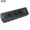 three french power interface movable office desk socket  used in conference room BTS-302FR